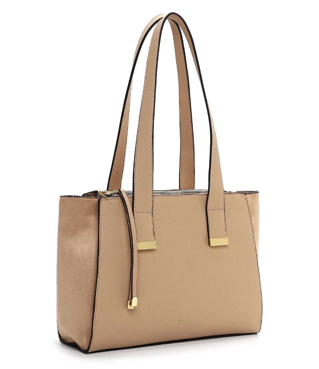 Tamaris Schultertasche 33875 Sand - für Büro, City & Freizeit
