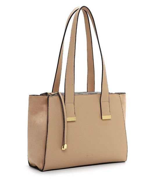 Tamaris Schultertasche 33875 Sand - für Büro, City & Freizeit