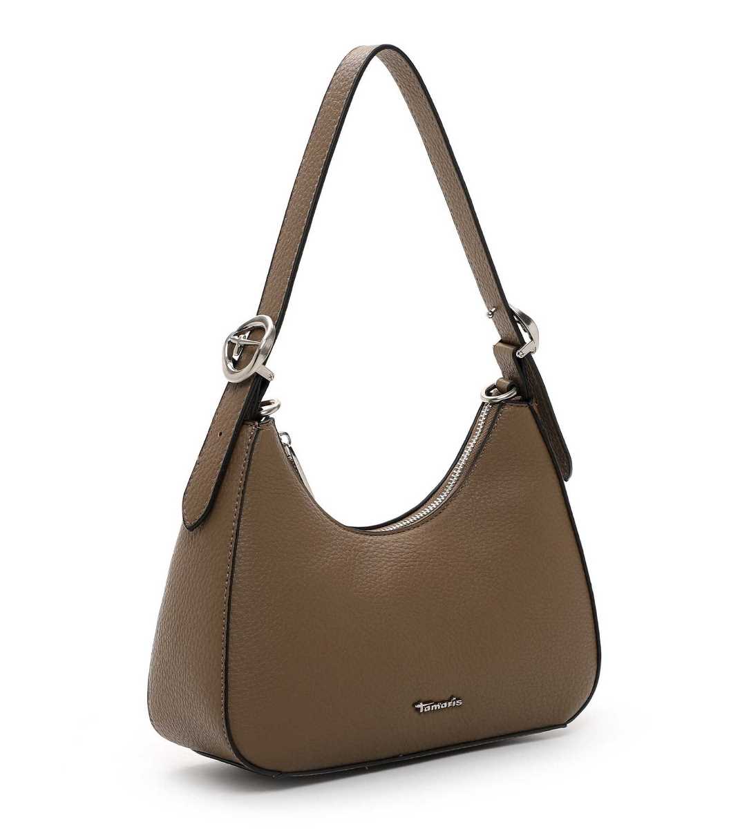 Tamaris Schultertasche 33904 Taupe - Klein, chic & alltagstauglich