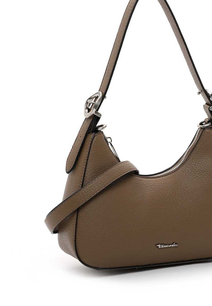 Tamaris Schultertasche 33904 Taupe - Klein, chic & alltagstauglich