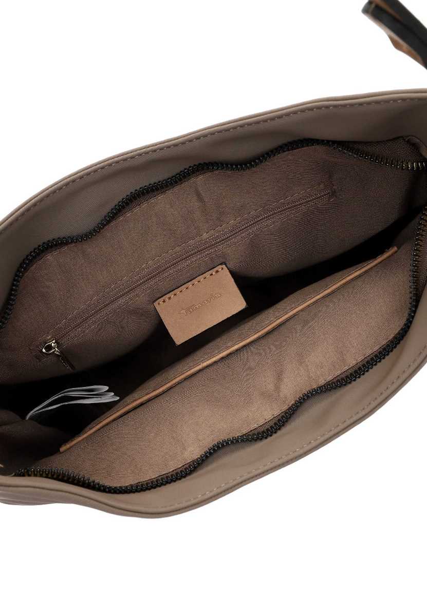 Tamaris Schultertasche 33983 Taupe - Groß & alltagstauglich