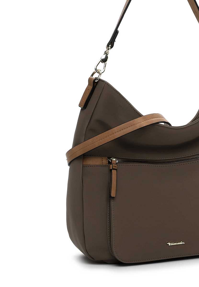 Tamaris Schultertasche 33983 Taupe - Groß & alltagstauglich