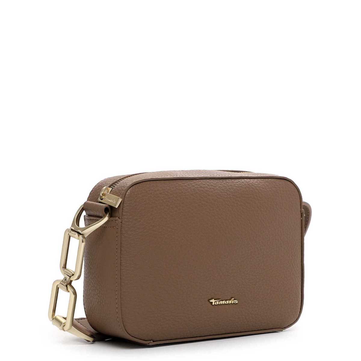 Tamaris Umhängetasche 34040 Taupe - Kleiner eleganter Alltagsbegleiter