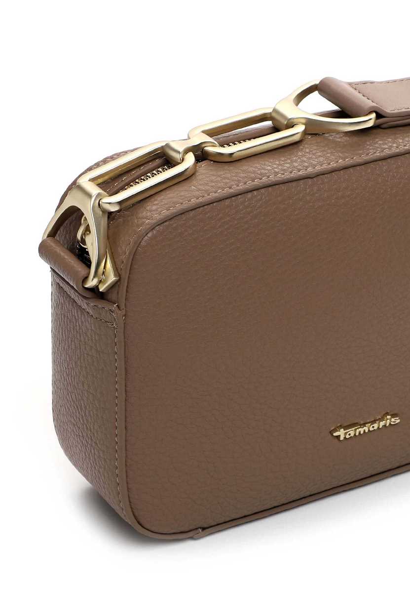 Tamaris Umhängetasche 34040 Taupe - Kleiner eleganter Alltagsbegleiter