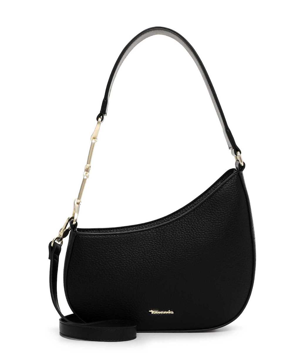 Tamaris Schultertasche 34043 Schwarz - Kleiner eleganter Alltagsbegleiter