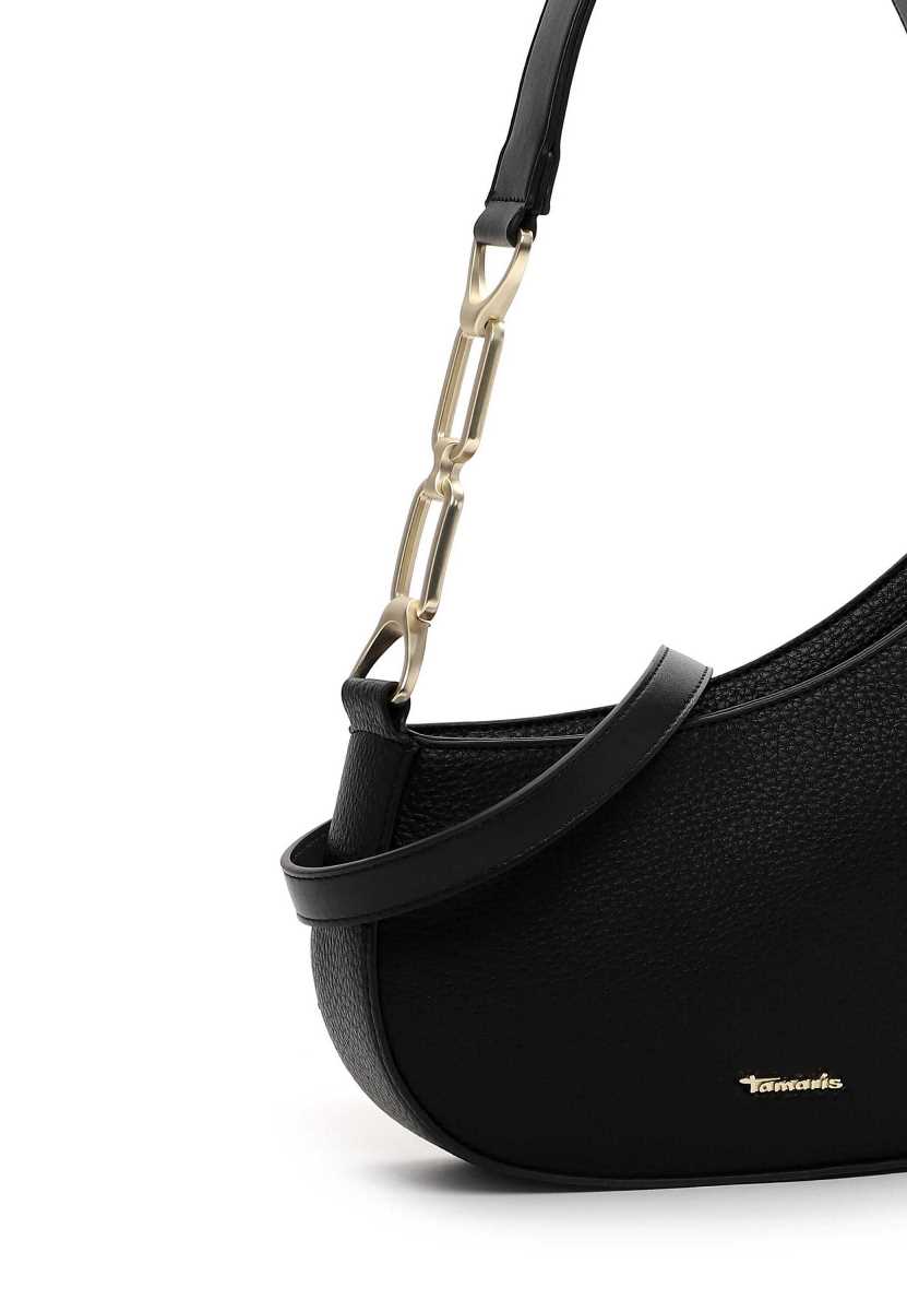 Tamaris Schultertasche 34043 Schwarz - Kleiner eleganter Alltagsbegleiter