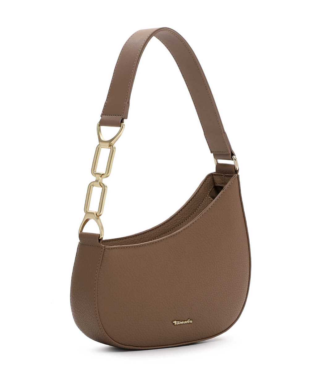 Tamaris Schultertasche 34043 Taupe - Kleiner eleganter Alltagsbegleiter