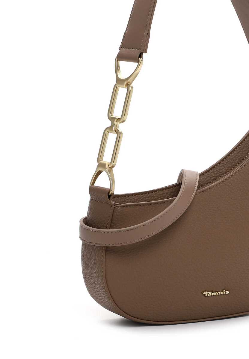 Tamaris Schultertasche 34043 Taupe - Kleiner eleganter Alltagsbegleiter